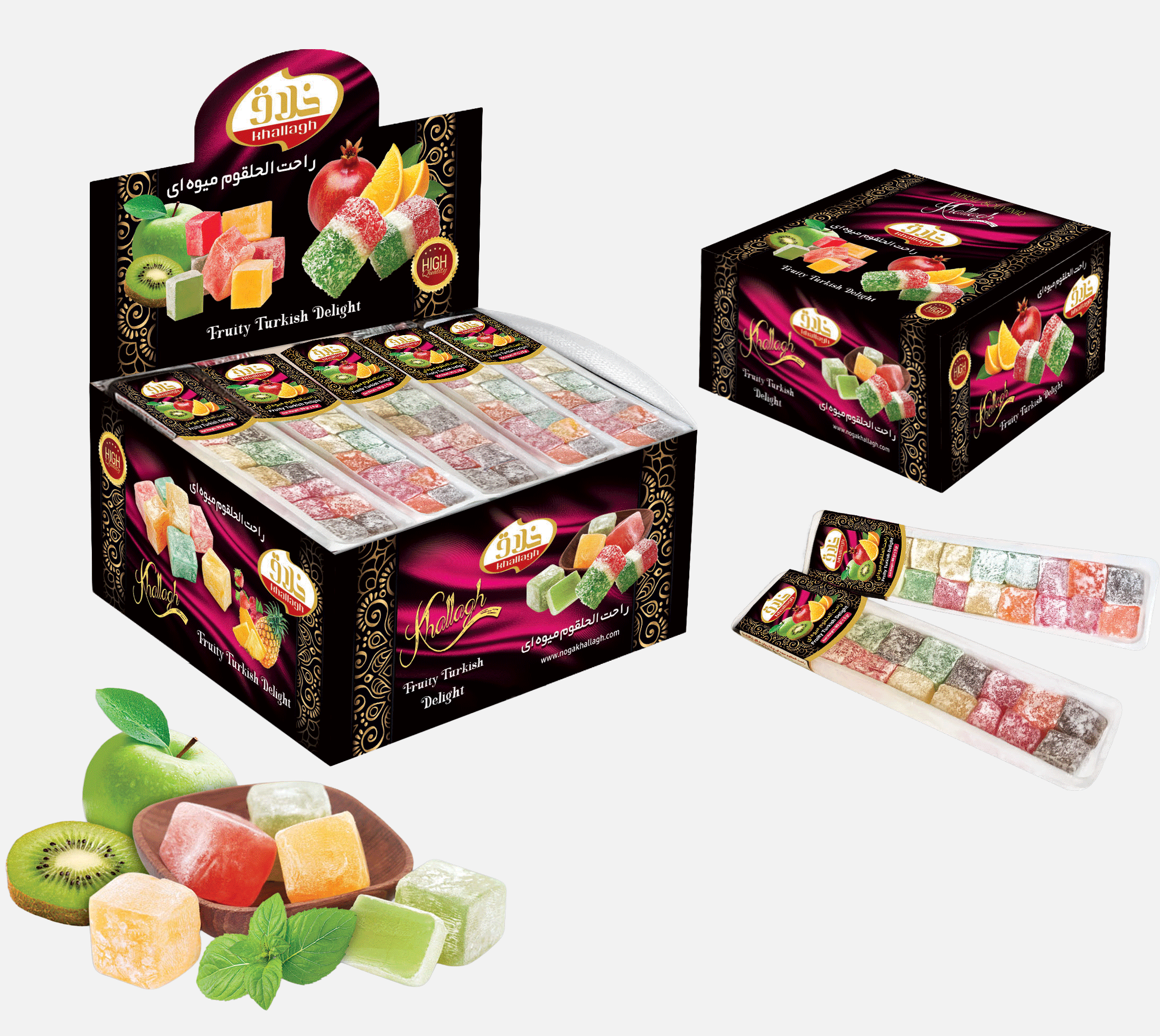 راحت الحلقوم میوه ای-سوپری 21 لقمه